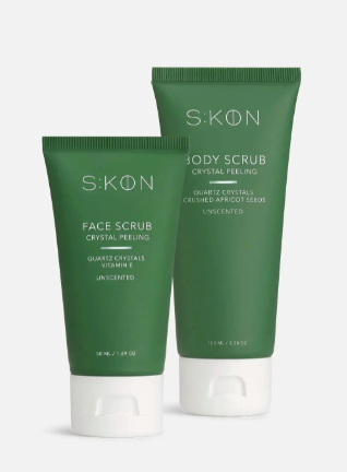 Crystal Peeling sæt, Ansigts- og bodyscrub